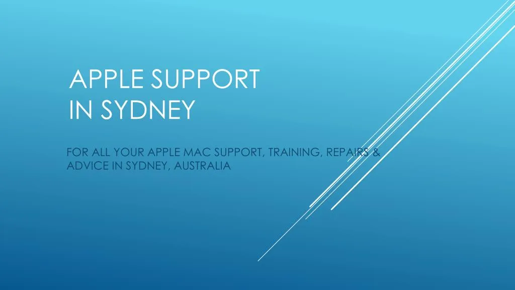apple support in sydney