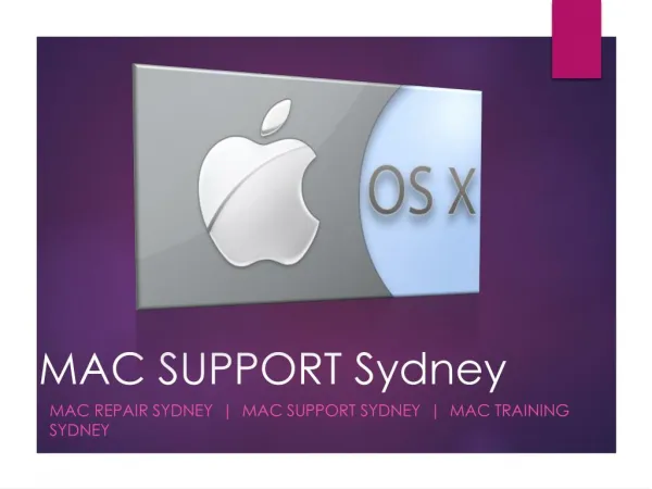 MAC SUPPORT Sydney