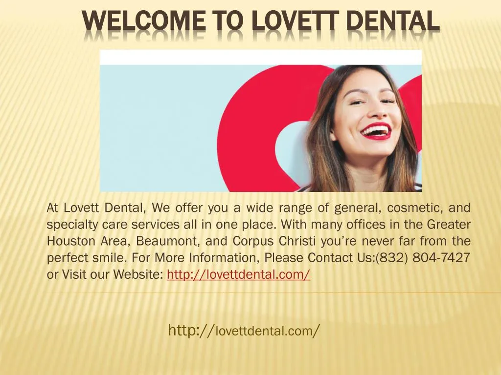 welcome to lovett dental