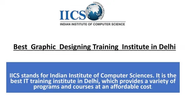 Best Graphic Designing Training Institute in delhi