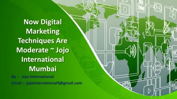 How Digital Marketing Channels - Jojo International Pvt. Ltd Delhi