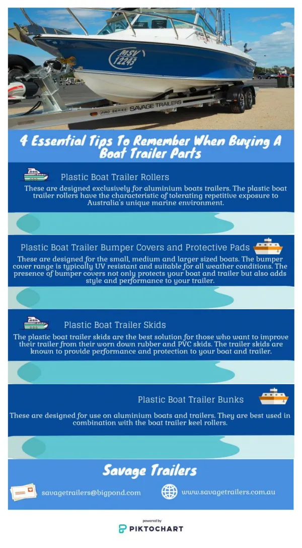 4 Essential Tips To Remember When Buying A Boat Trailer Parts