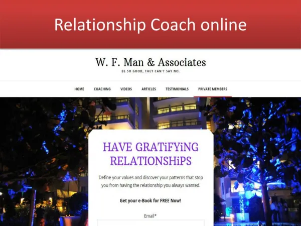 Relationship coach online
