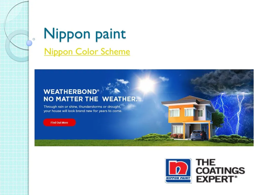 PPT Nippon color scheme nippon paint malaysia PowerPoint