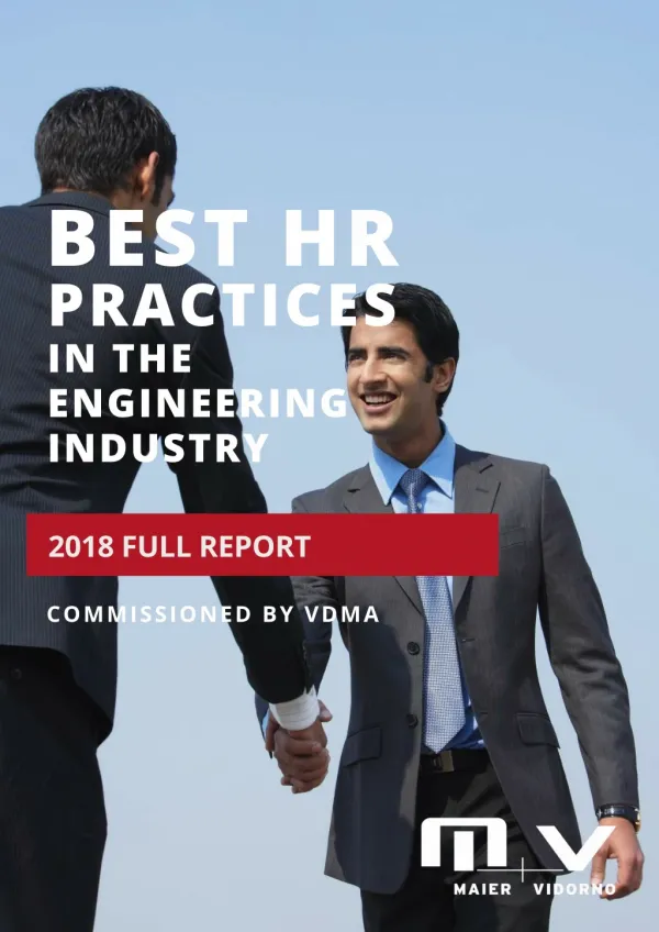 Best HR Practices in the Engineering Industry (India)