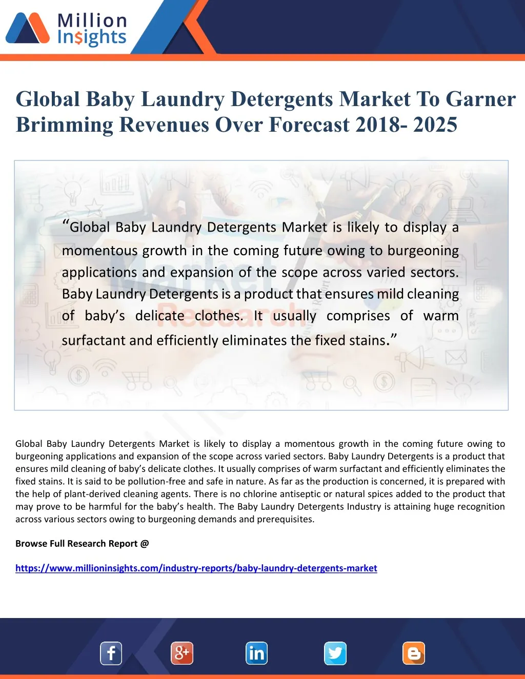 global baby laundry detergents market to garner