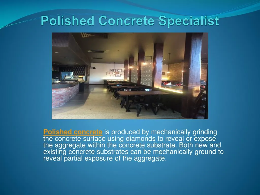 polished concrete specialist