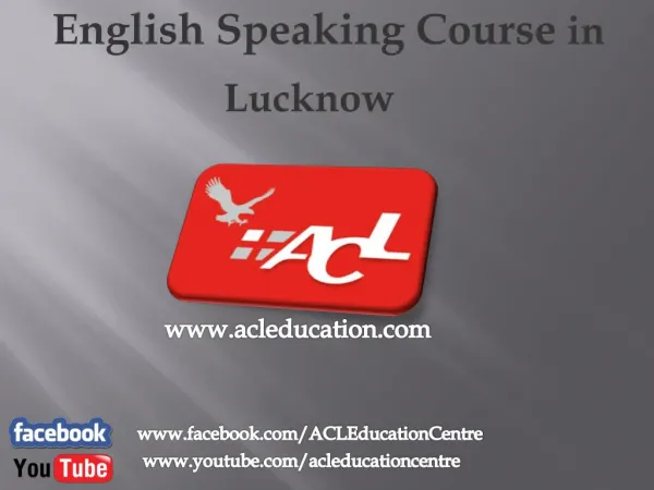 English Speaking Course in Lucknow | English Speaking in Lucknow