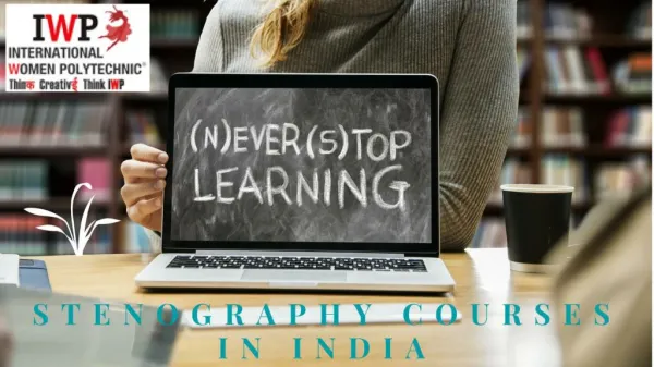 Stenography Courses in India