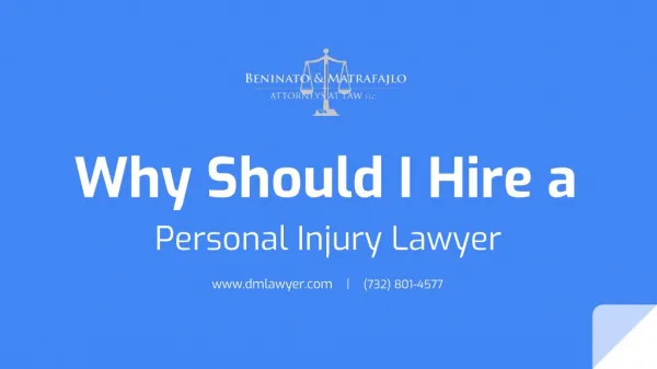 Why You Need To Contact Personal Injury Lawyer ?