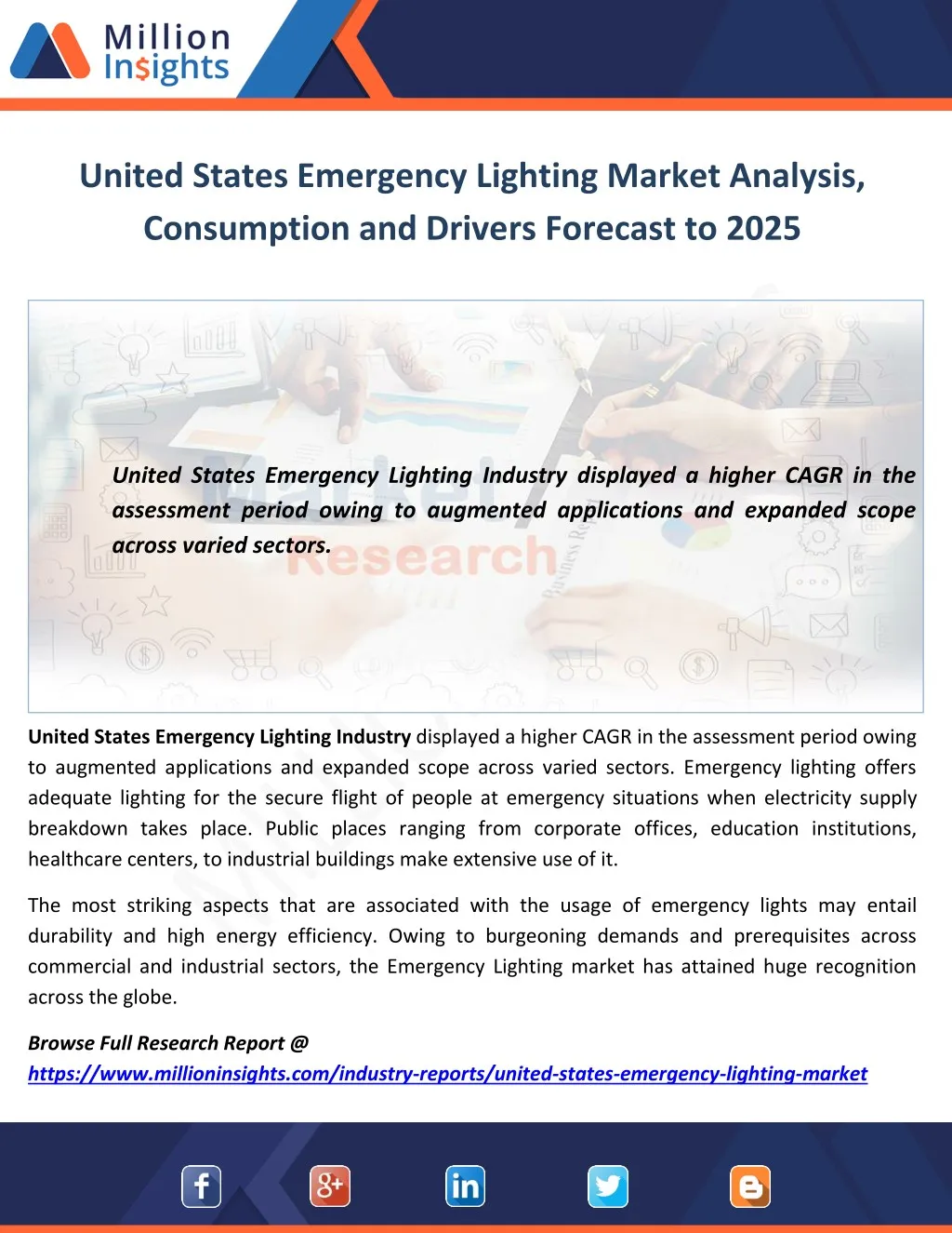 united states emergency lighting market analysis