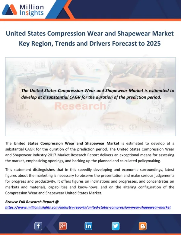 United States Compression Wear and Shapewear Market Key Region, Trends and Drivers Forecast to 2025