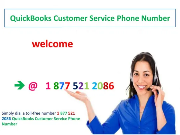 QuickBooks Customer care Number 1-877-521-2086
