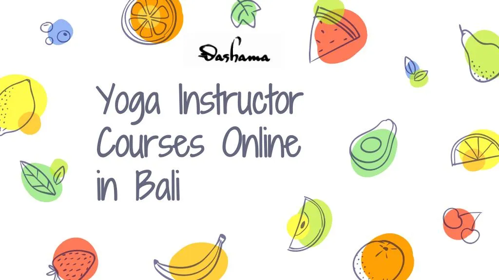 yoga instructor courses online in bali