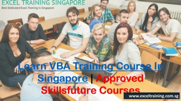 Learn VBA Microsoft Excel course | Skillsfuture Approved Courses