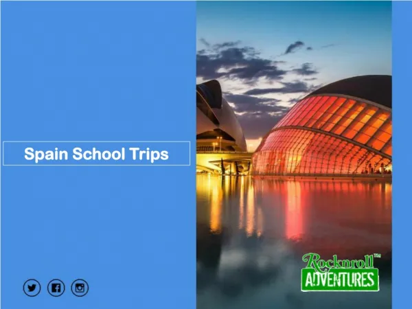 Booking for Spain School Trips Online