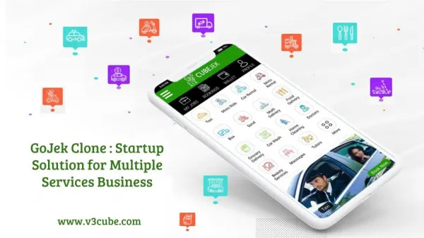 GoJek Clone - Startup Solution for Multiple Services Business