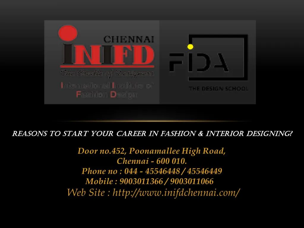 reasons to start your career in fashion interior designing