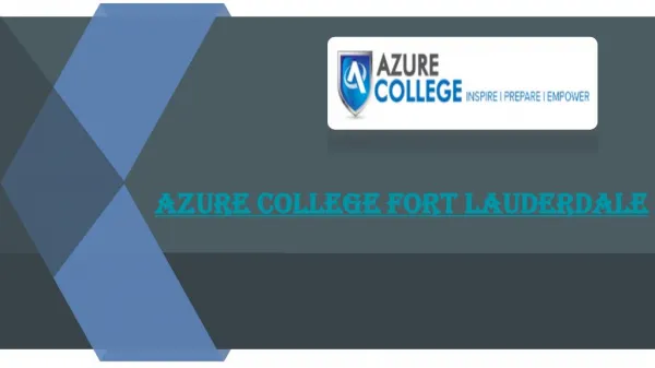 Azure College School of Nursing Fort Lauderdale