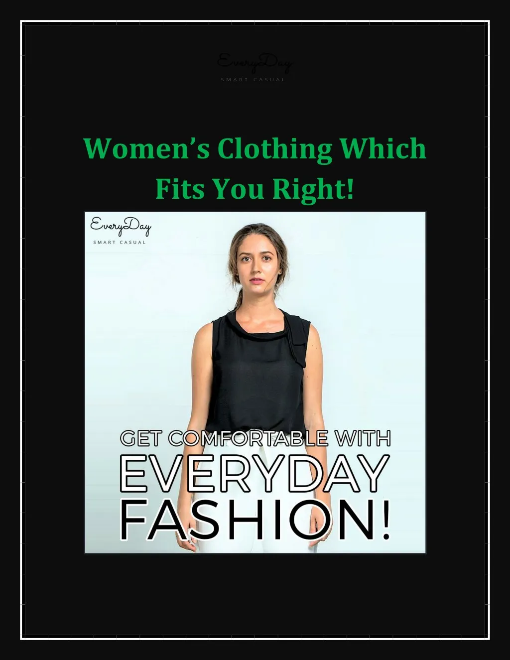 women s clothing which fits you right