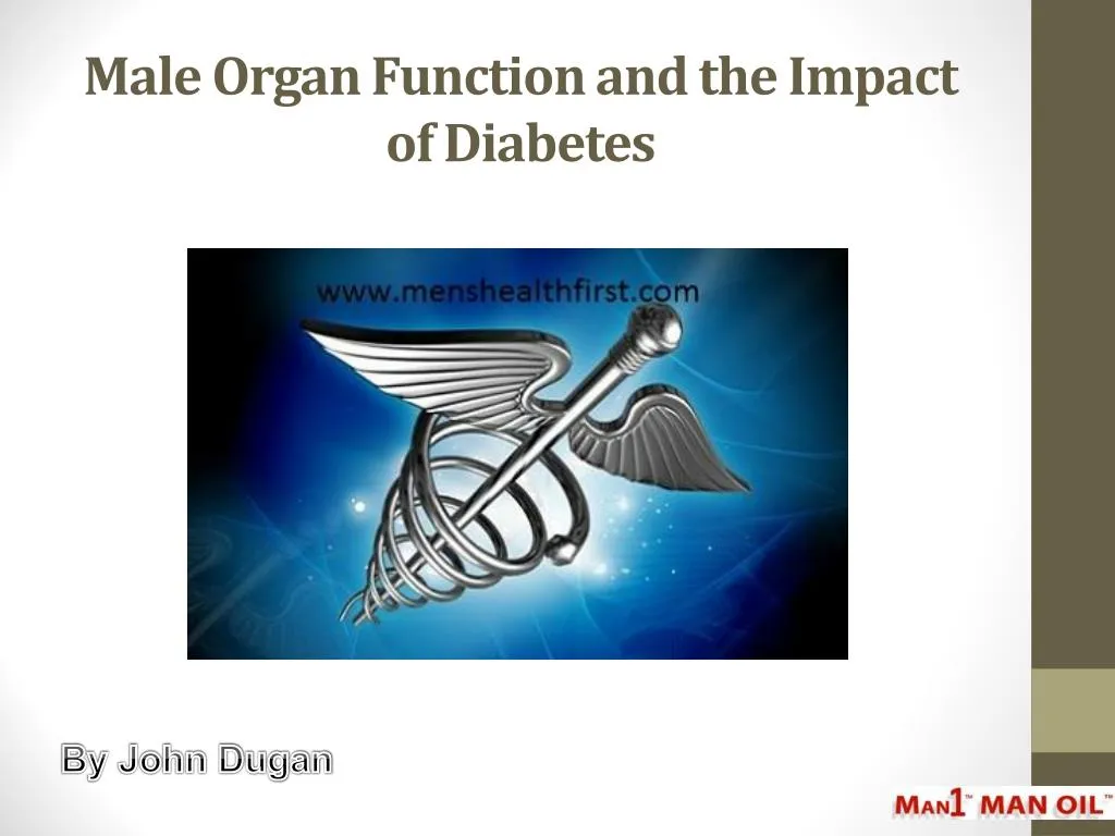 male organ function and the impact of diabetes