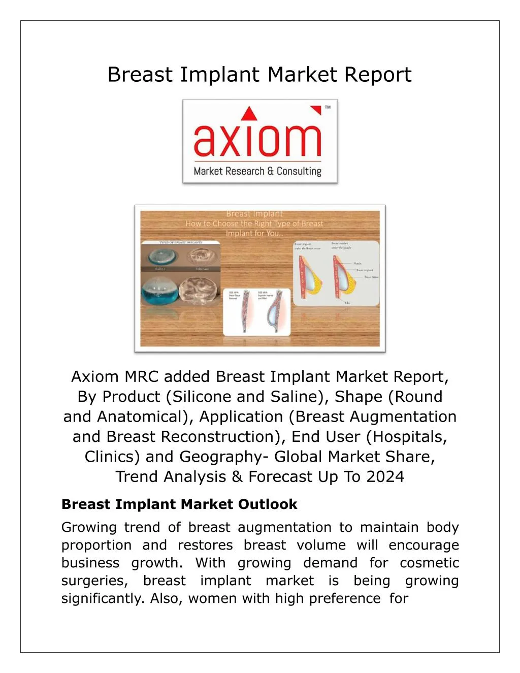 breast implant market report