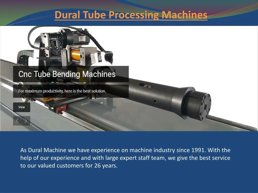 dural tube processing machines