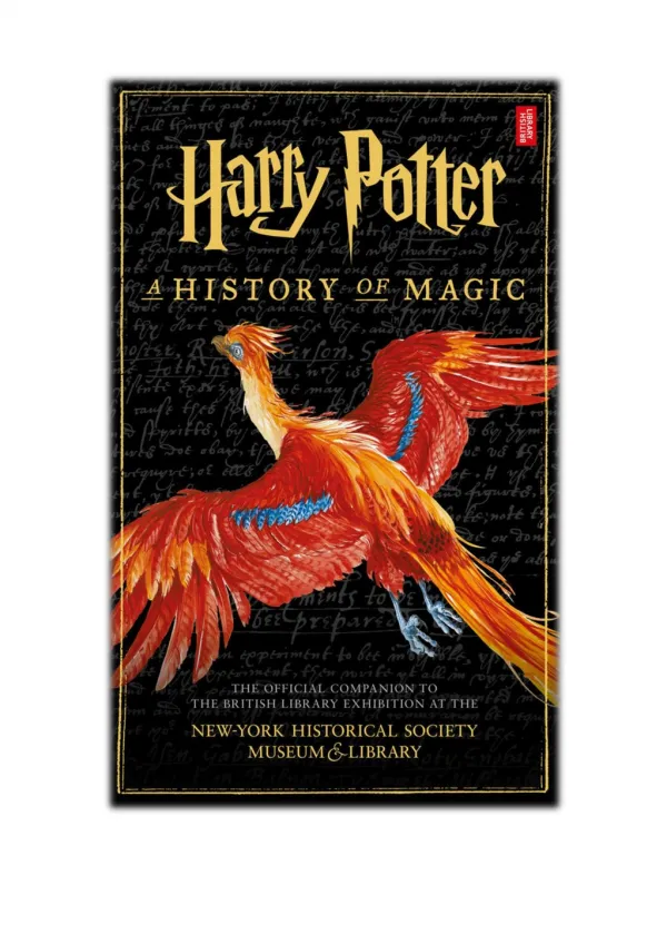[PDF] Read Online and Download Harry Potter: A History of Magic By British Library
