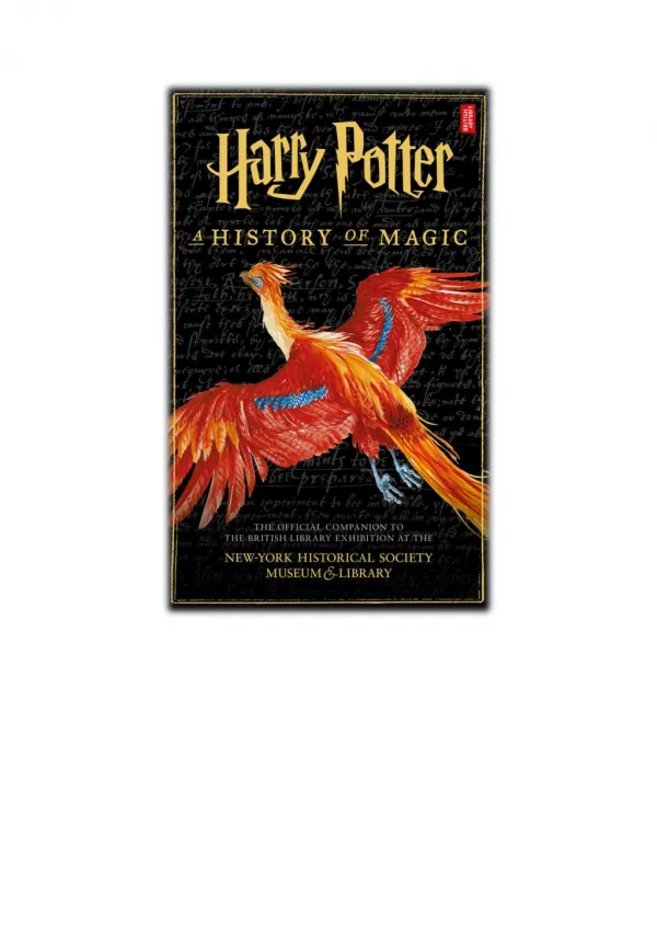[PDF] Free Download Harry Potter: A History of Magic By British Library