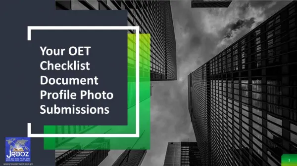 Your OET Checklist for Document and Profile Photo Submissions