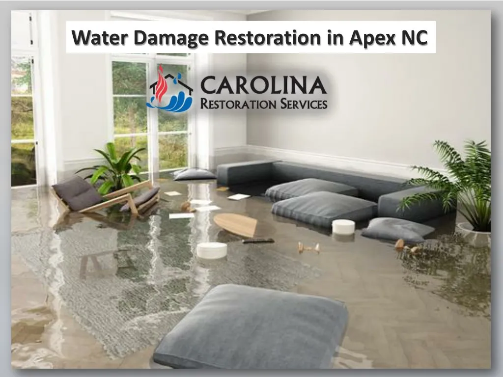 water damage restoration in apex nc