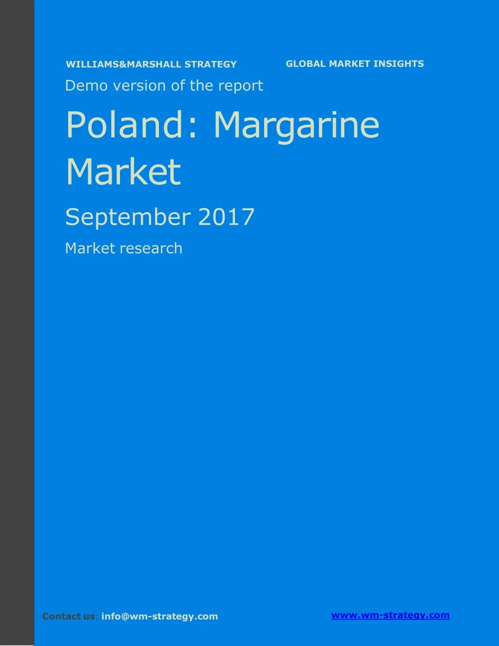 demo version poland margarine market september