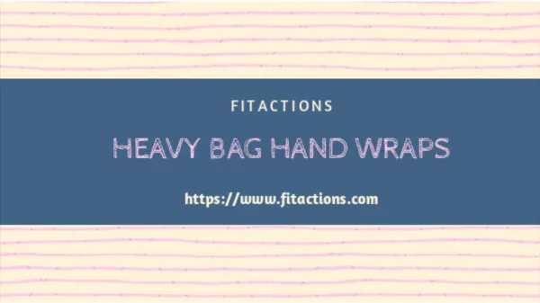 Heavy Bag Hand Wraps