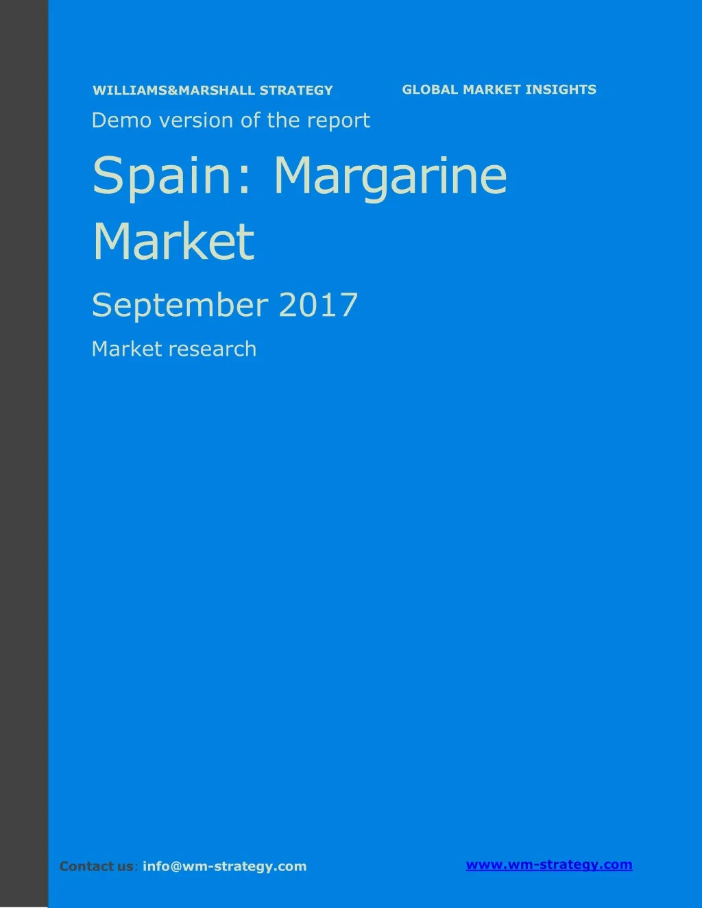 demo version spain margarine market september 2017