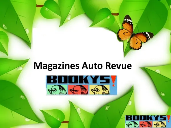 Magazines Auto Revue