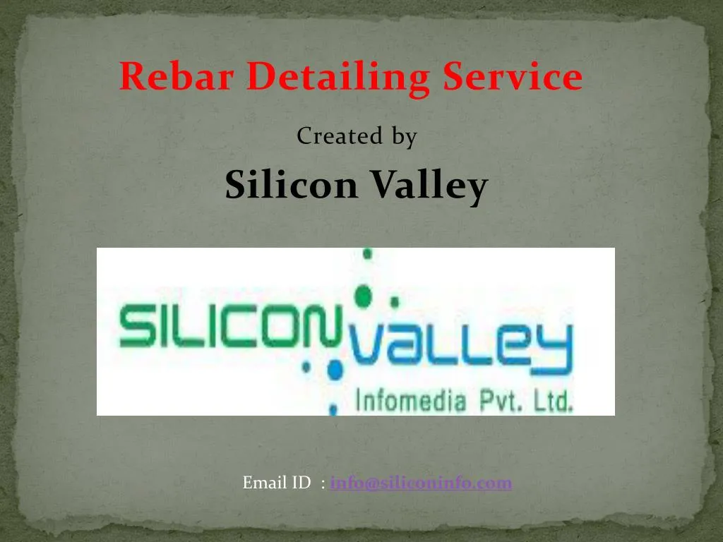 rebar detailing service created by silicon valley