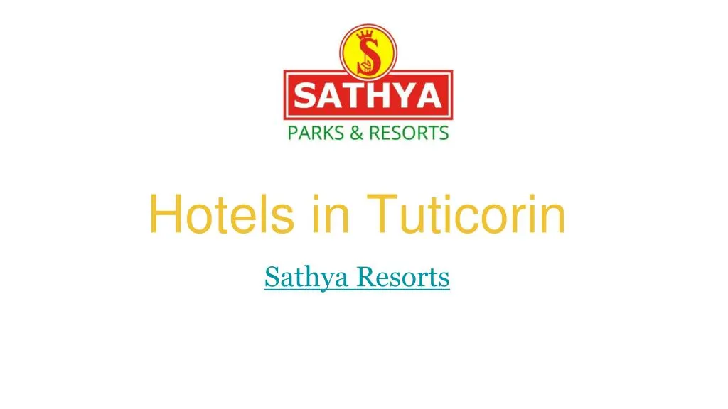hotels in tuticorin