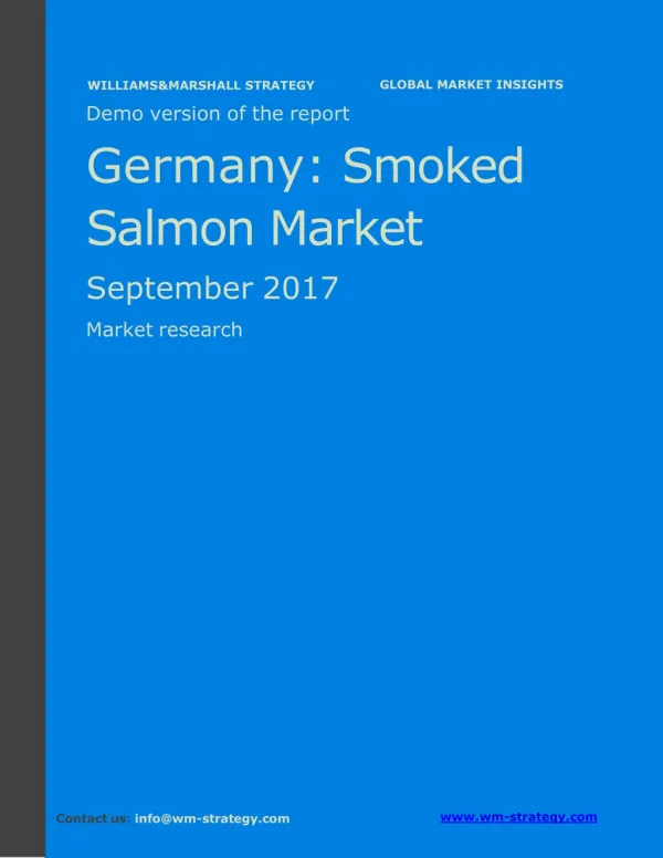 WMStrategy Demo Germany Smoked Salmon Market September 2017