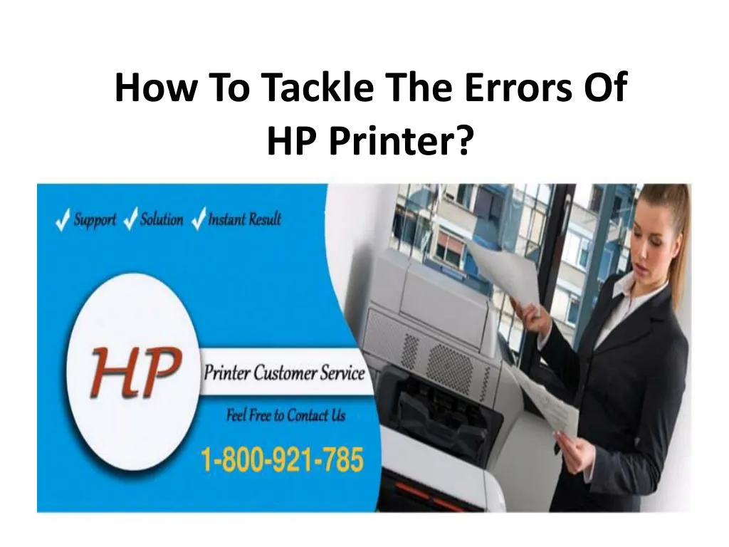 how to tackle the errors of hp printer