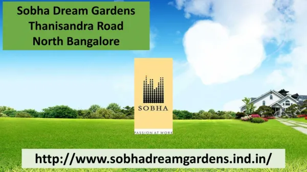 Dream Gardens By Sobha Limited