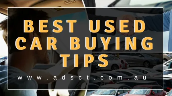 Best Used Car Buying Tips