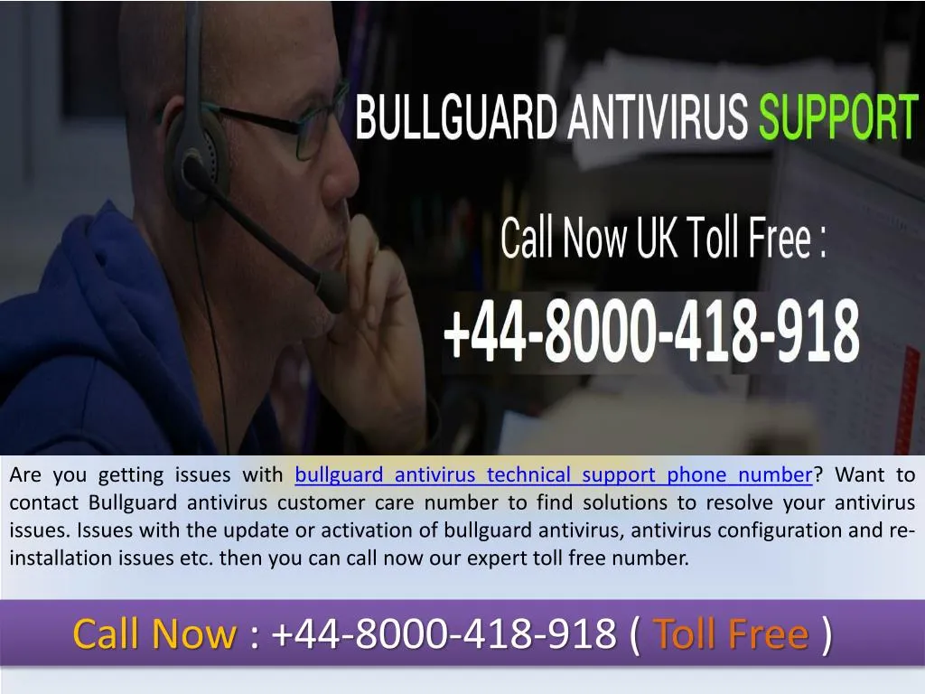 wel come to bullguard antivirus support