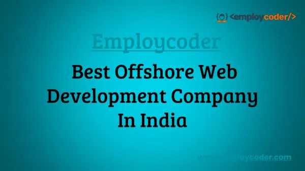 Employcoder - Best Offshore Web Development Company In India