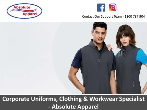 Corporate Uniforms, Clothing & Workwear Specialist - Absolute Apparel