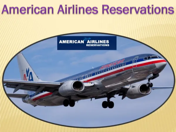 Booking Flights Ticket American Airlines Reservations