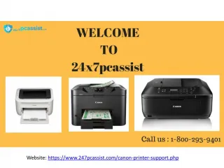 Canon Printer Customer Support Number - slide 1