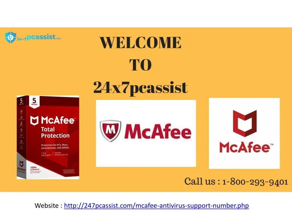 website http 247pcassist com mcafee antivirus