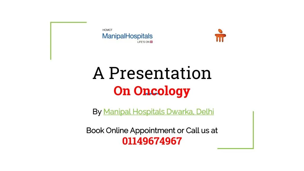 a presentation on oncology