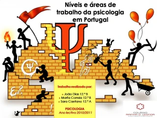 N veis e reas de trabalho da psicologia em Portugal - slide 1