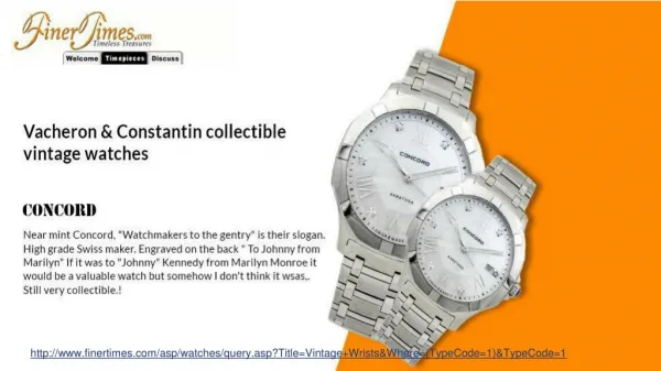 Vacheron & Constantin collectible vintage watches